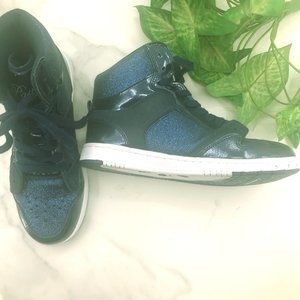 Like New Pastry Navy sparkle dance high tops